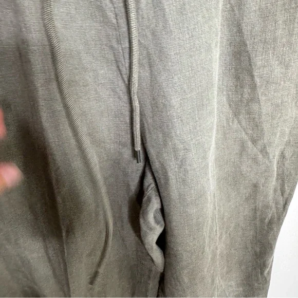 Standard James Perse Olive green linen Straight Leg Pant